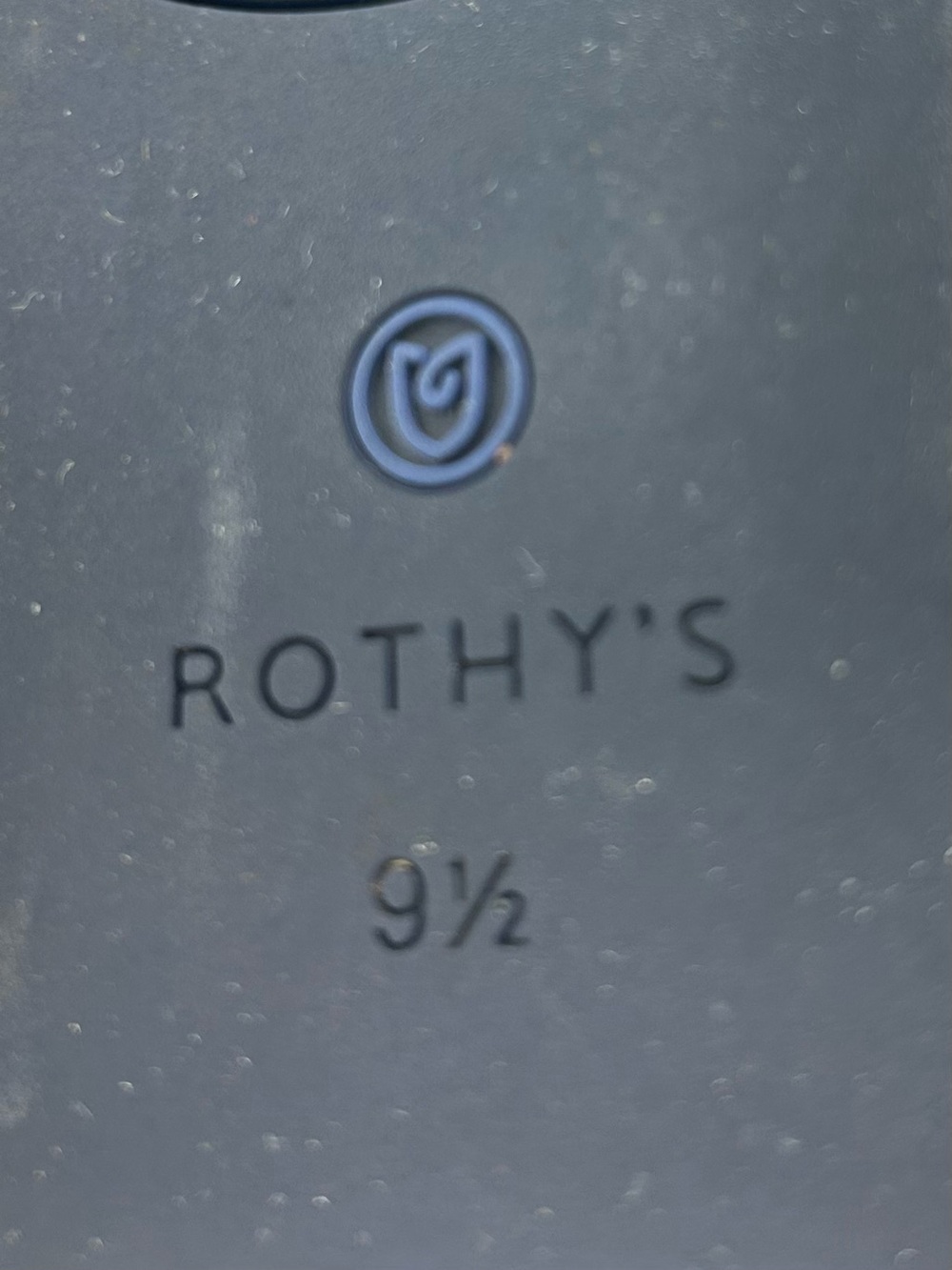Rothy's Ballet Flats Size 9.5 Maritime Honeycomb Navy Blue Slip On Sustainable - Picture 6 of 9